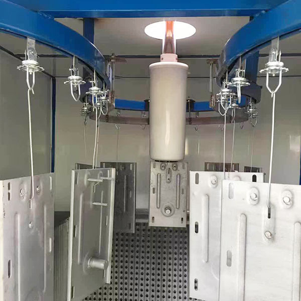 DISK氣動霧化頭自動噴漆流水線